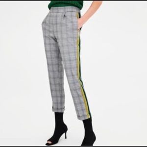 ZARA Trafaluc Collection Plaid Pants